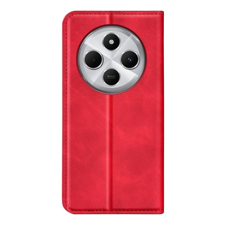 For Xiaomi Redmi 14C 4G Retro-skin Magnetic Suction Leather Phone Case