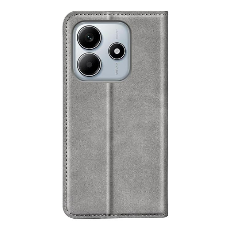 For Xiaomi Redmi Note 14 5G Retro-skin Magnetic Suction Leather Phone Case