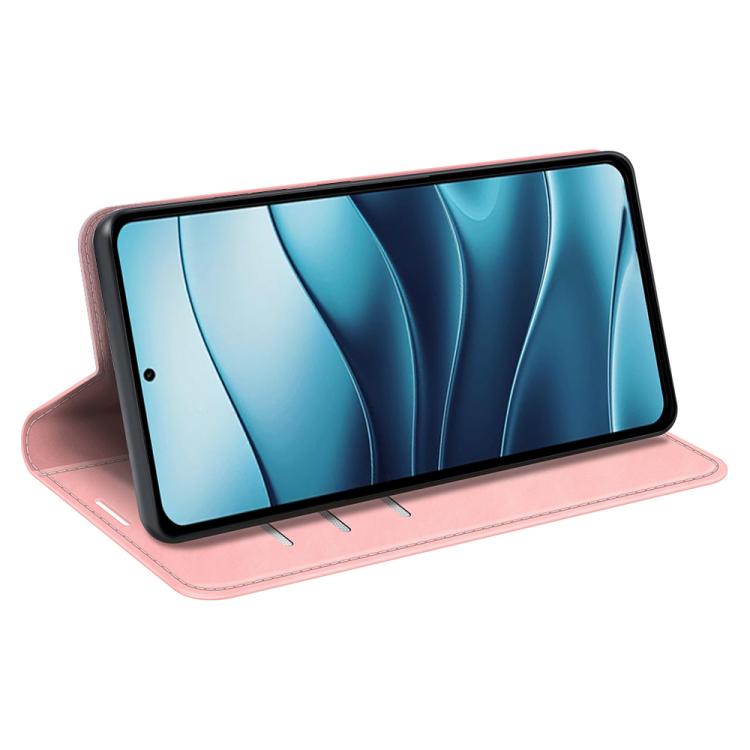 For Xiaomi Redmi Note 14 5G Retro-skin Magnetic Suction Leather Phone Case