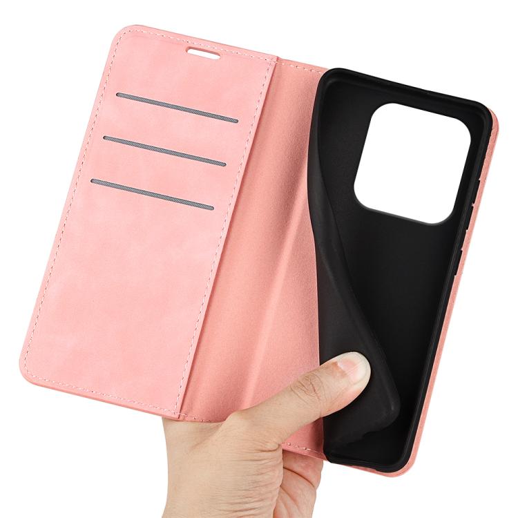For Xiaomi Redmi Note 14 5G Retro-skin Magnetic Suction Leather Phone Case