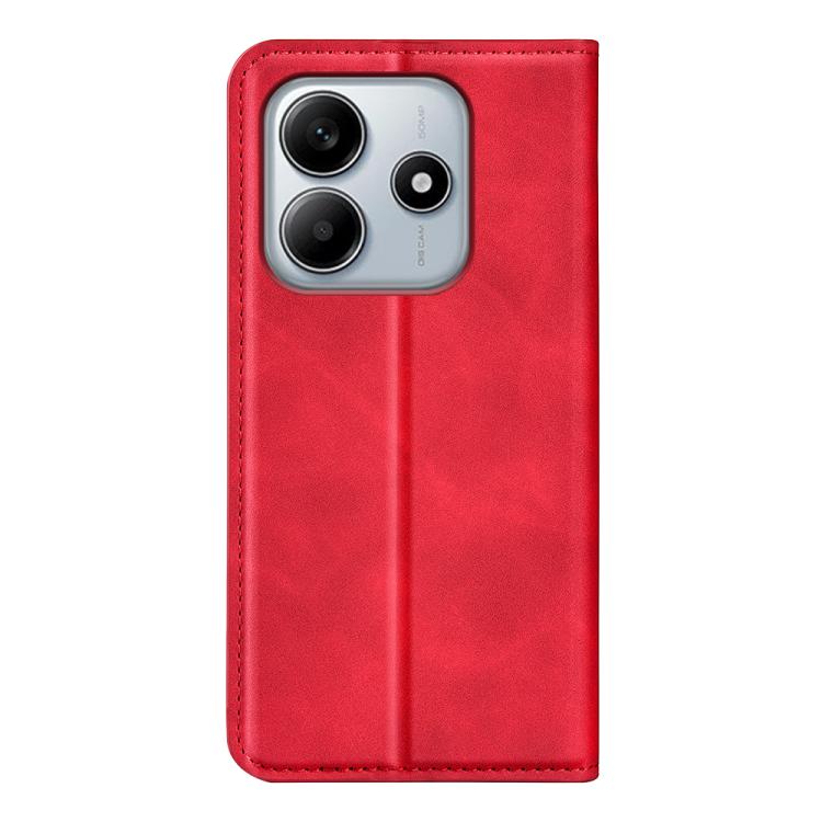For Xiaomi Redmi Note 14 5G Retro-skin Magnetic Suction Leather Phone Case