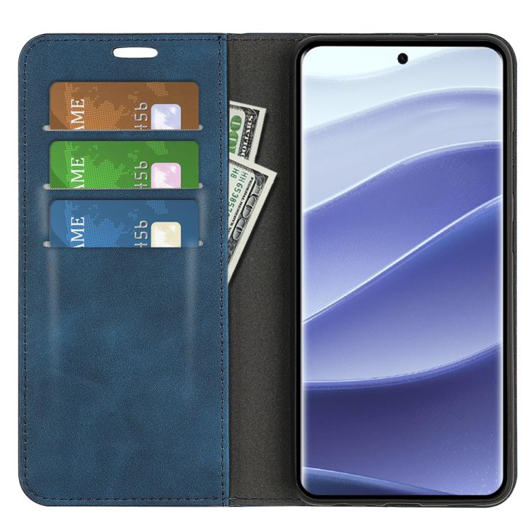 For Xiaomi Redmi Note 14 Pro 5G Retro-skin Magnetic Suction Leather Phone Case