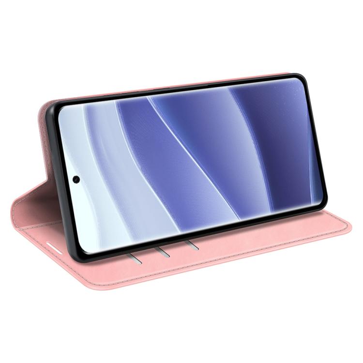 For Xiaomi Redmi Note 14 Pro 5G Retro-skin Magnetic Suction Leather Phone Case