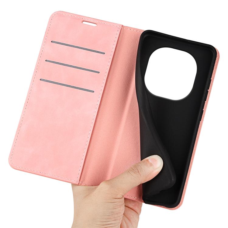 For Xiaomi Redmi Note 14 Pro 5G Retro-skin Magnetic Suction Leather Phone Case