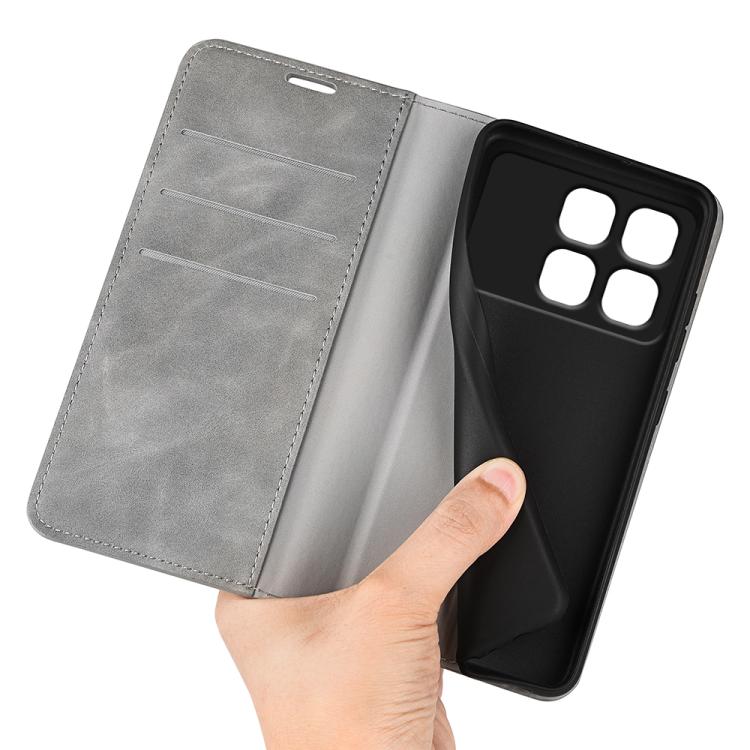 For Xiaomi Redmi K70 Ultra Retro-skin Magnetic Suction Leather Phone Case
