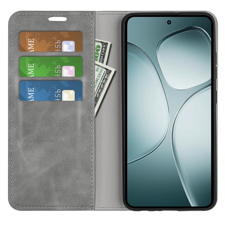 For Xiaomi 14T Retro-skin Magnetic Suction Leather Phone Case