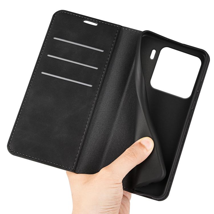 For Xiaomi 15 Retro-skin Magnetic Suction Leather Phone Case
