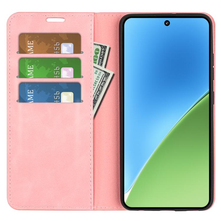 For Xiaomi 15 Retro-skin Magnetic Suction Leather Phone Case