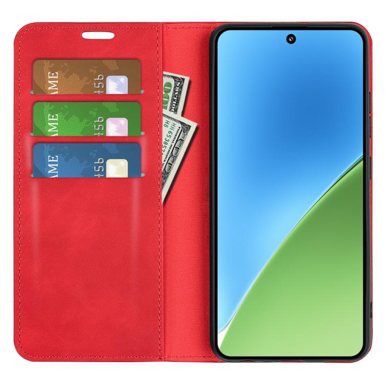 For Xiaomi 15 Retro-skin Magnetic Suction Leather Phone Case