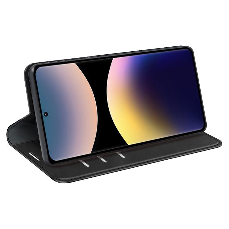 For Xiaomi Redmi Note 14 Pro 4G Retro-skin Magnetic Suction Leather Phone Case