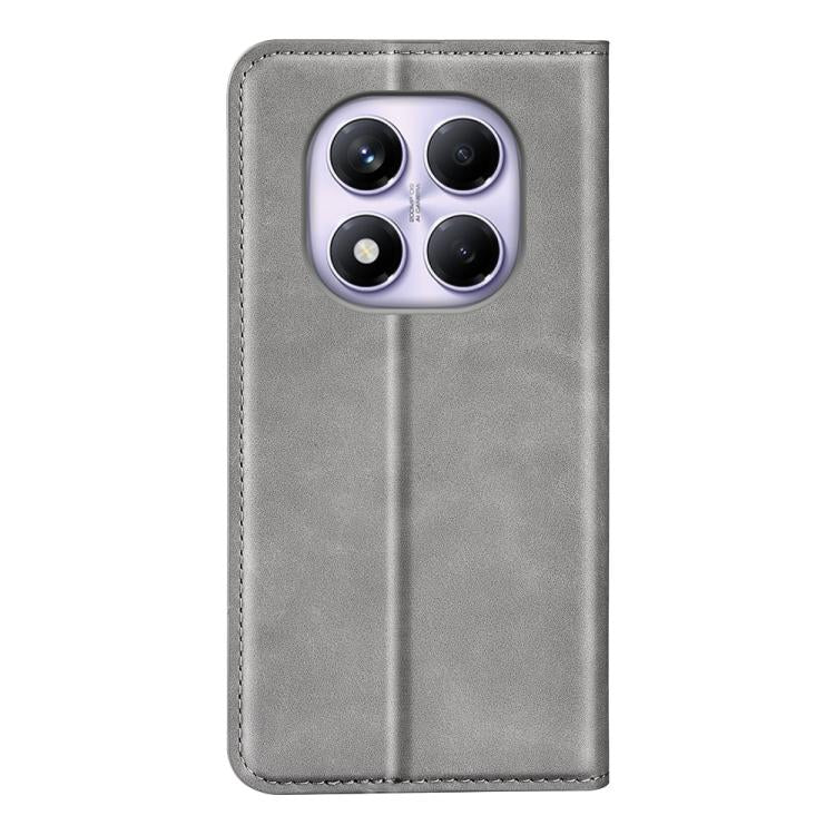 For Xiaomi Redmi Note 14 Pro 4G Retro-skin Magnetic Suction Leather Phone Case