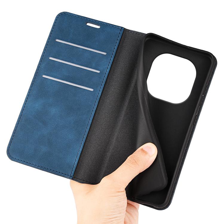 For Xiaomi Redmi Note 14 Pro 4G Retro-skin Magnetic Suction Leather Phone Case