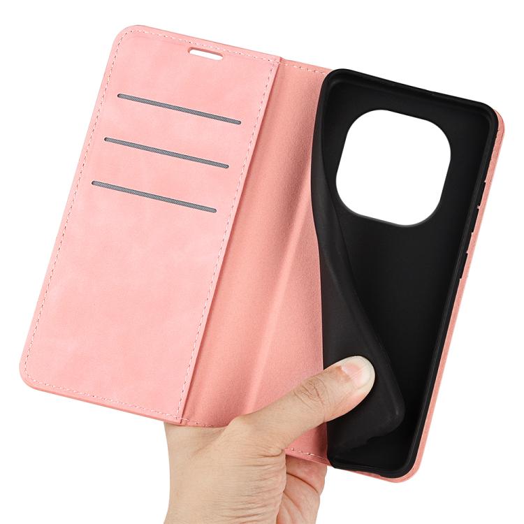 For Xiaomi Redmi Note 14 Pro 4G Retro-skin Magnetic Suction Leather Phone Case