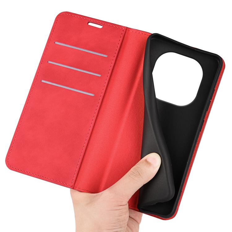 For Xiaomi Redmi Note 14 Pro 4G Retro-skin Magnetic Suction Leather Phone Case