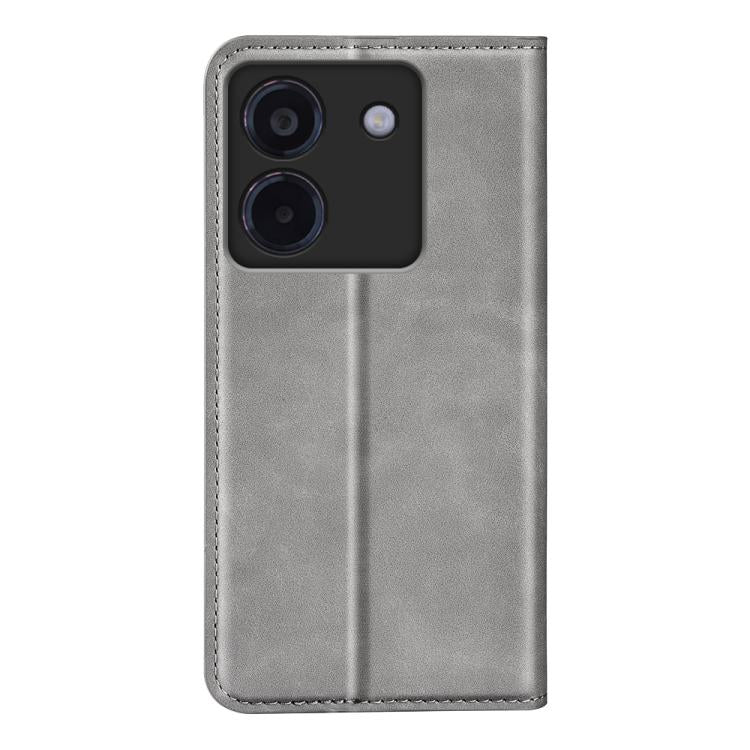 For Xiaomi Poco M7 Pro 5G Retro-skin Magnetic Suction Leather Phone Case