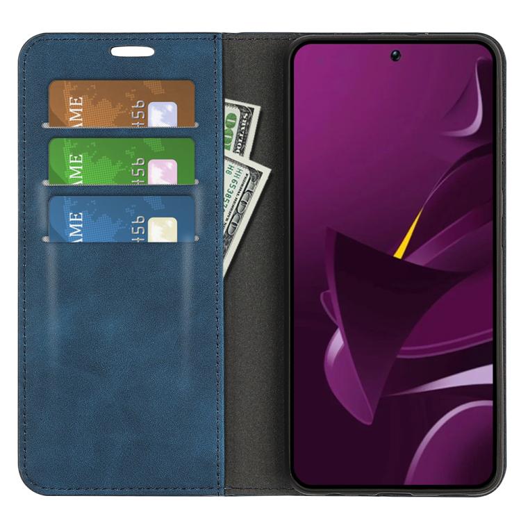 For Xiaomi Poco M7 Pro 5G Retro-skin Magnetic Suction Leather Phone Case
