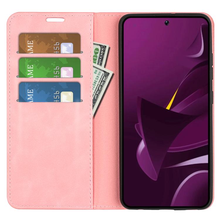 For Xiaomi Poco M7 Pro 5G Retro-skin Magnetic Suction Leather Phone Case