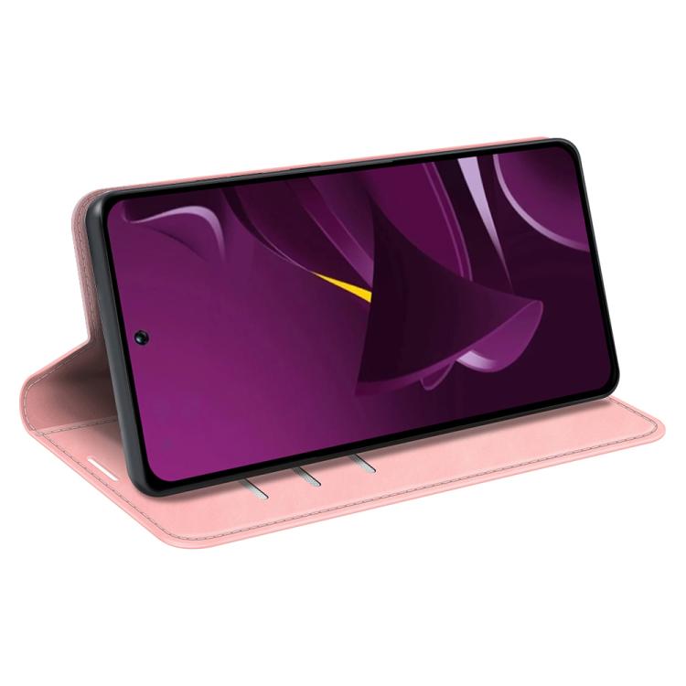 For Xiaomi Poco M7 Pro 5G Retro-skin Magnetic Suction Leather Phone Case