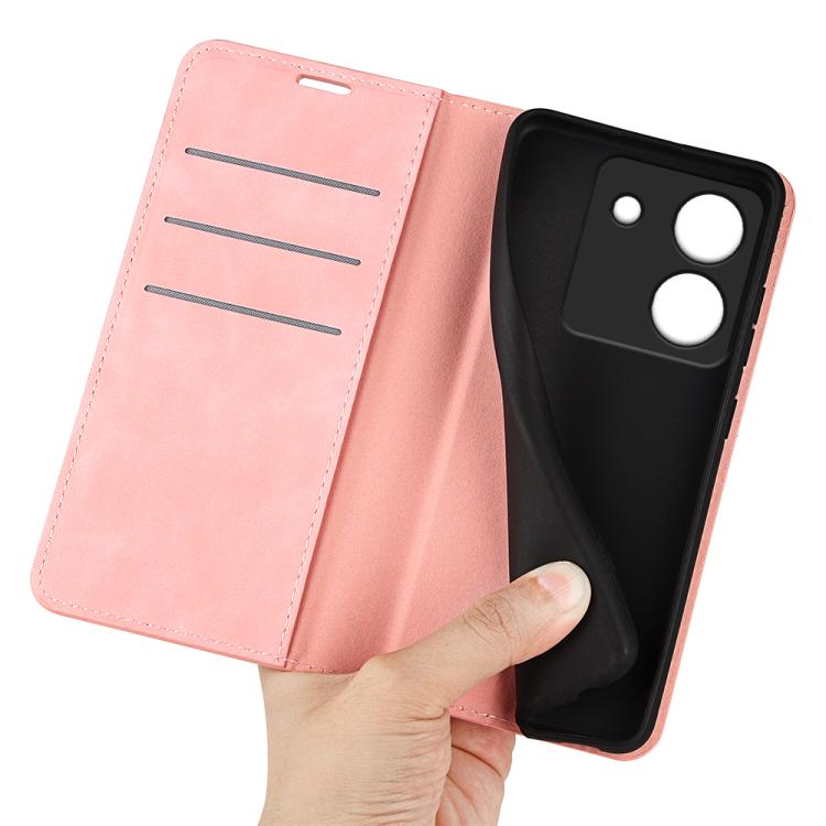 For Xiaomi Poco M7 Pro 5G Retro-skin Magnetic Suction Leather Phone Case