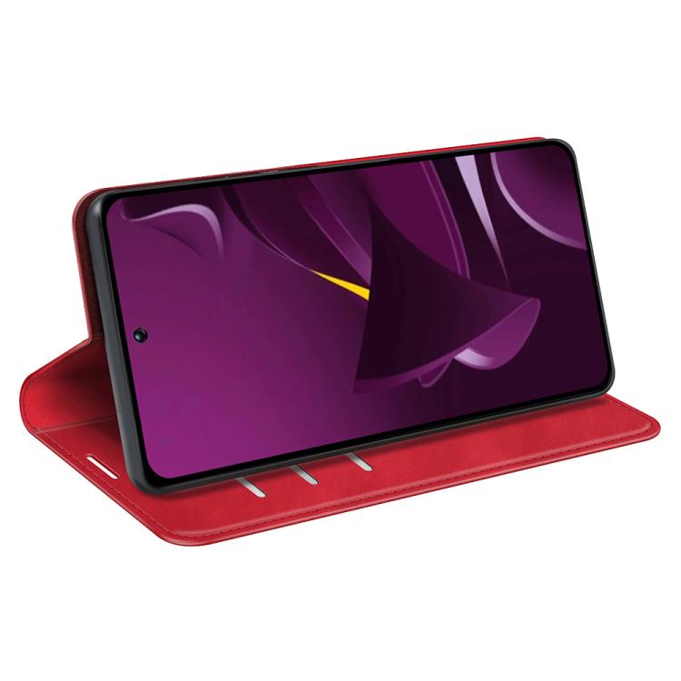 For Xiaomi Poco M7 Pro 5G Retro-skin Magnetic Suction Leather Phone Case