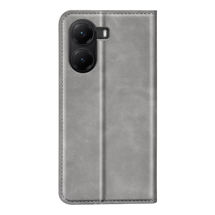 For Xiaomi Poco X7 Pro Retro-skin Magnetic Suction Leather Phone Case