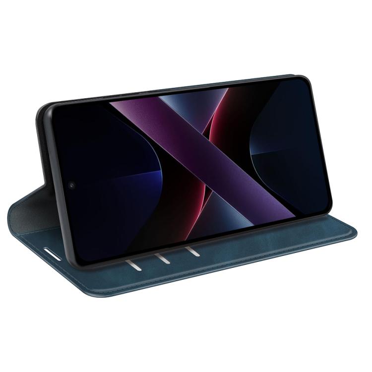 For Xiaomi Poco X7 Pro Retro-skin Magnetic Suction Leather Phone Case