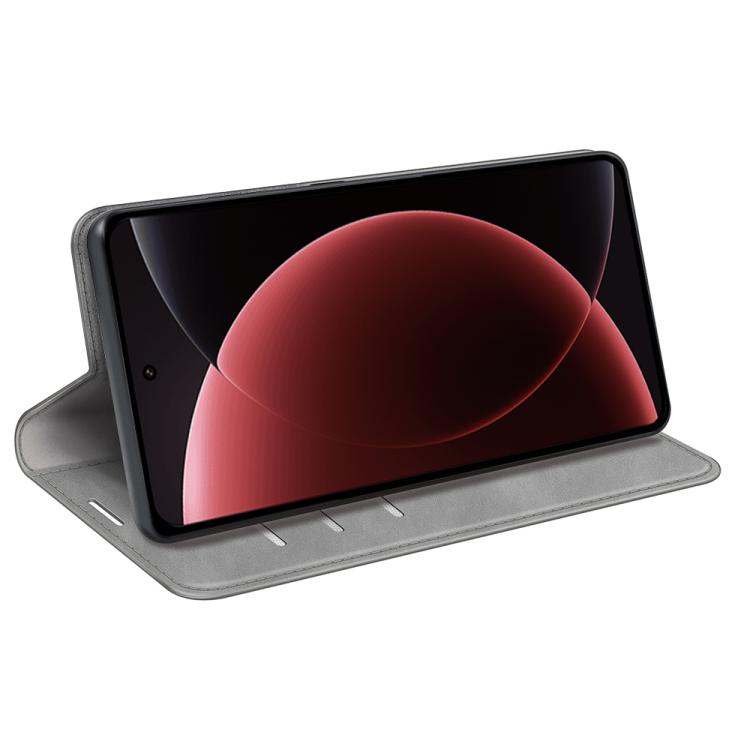For Xiaomi 15 Ultra Retro-skin Magnetic Suction Leather Phone Case