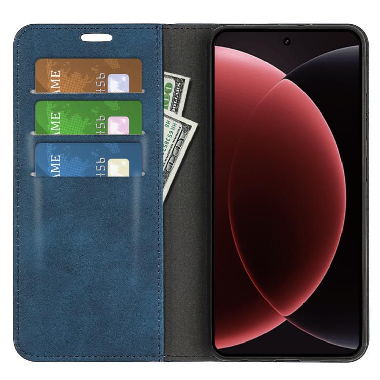 For Xiaomi 15 Ultra Retro-skin Magnetic Suction Leather Phone Case