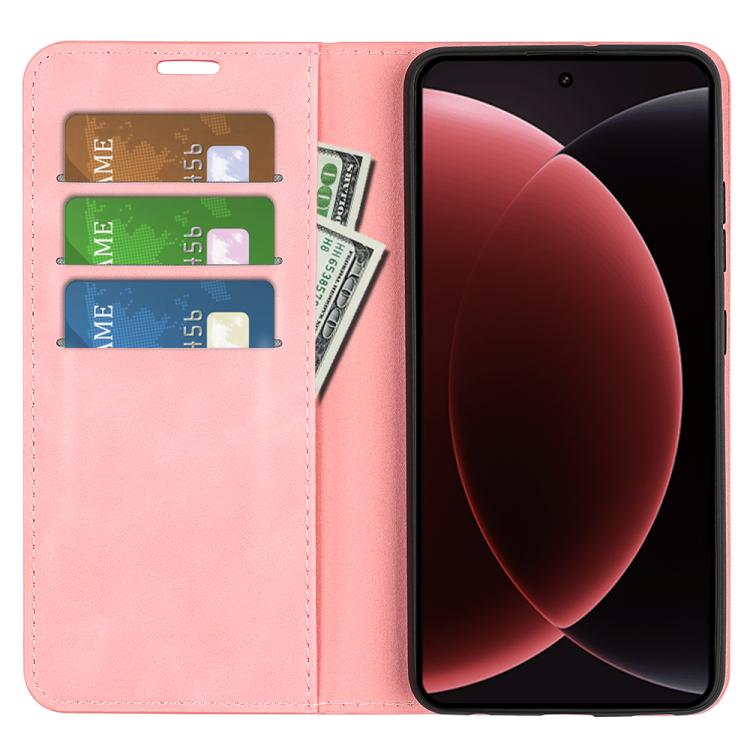 For Xiaomi 15 Ultra Retro-skin Magnetic Suction Leather Phone Case