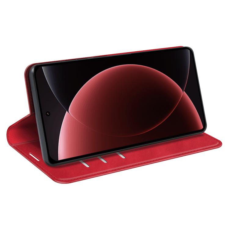 For Xiaomi 15 Ultra Retro-skin Magnetic Suction Leather Phone Case