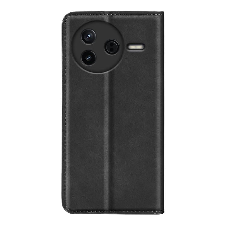 For Redmi K80 / Poco F7 Pro Retro-skin Magnetic Suction Leather Phone Case