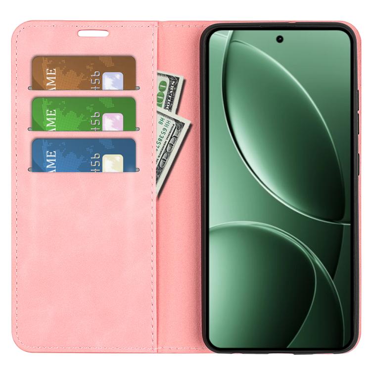 For Redmi K80 / Poco F7 Pro Retro-skin Magnetic Suction Leather Phone Case