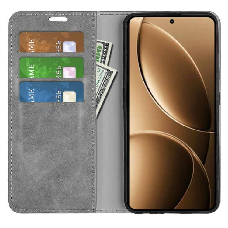 For Redmi K80 Pro / Poco F7 Ultra Retro-skin Magnetic Suction Leather Phone Case
