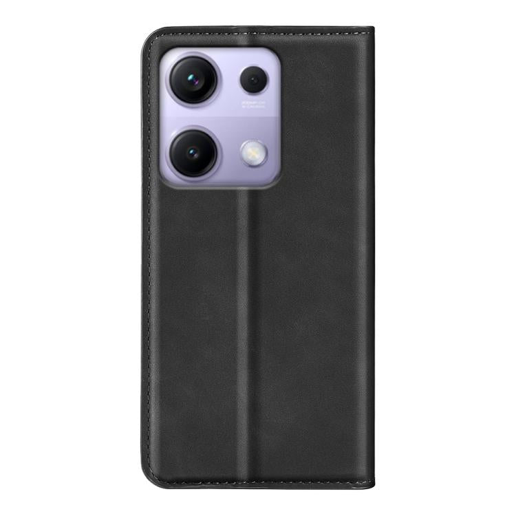 For Redmi Note 14S 4G Retro-skin Magnetic Suction Leather Phone Case