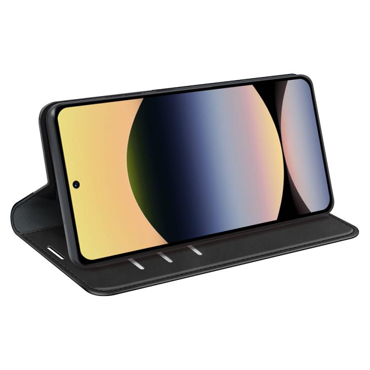 For Redmi Note 14S 4G Retro-skin Magnetic Suction Leather Phone Case