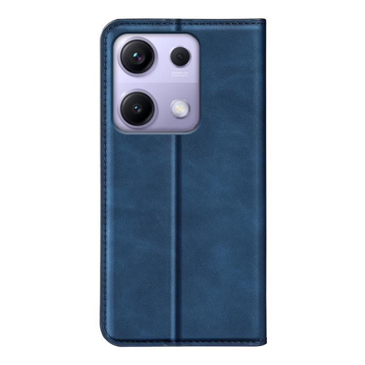For Redmi Note 14S 4G Retro-skin Magnetic Suction Leather Phone Case
