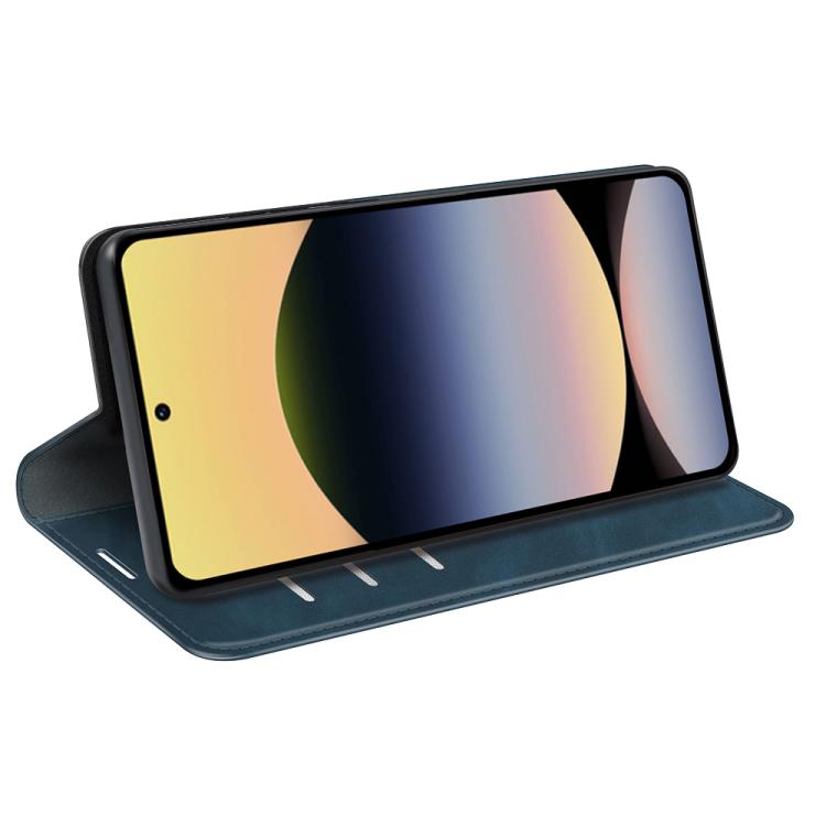 For Redmi Note 14S 4G Retro-skin Magnetic Suction Leather Phone Case