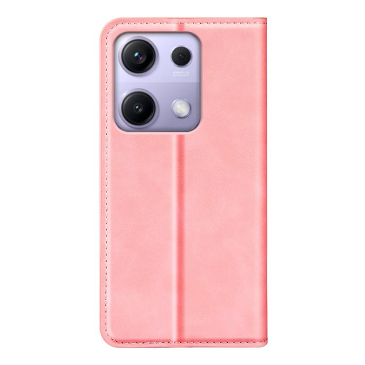 For Redmi Note 14S 4G Retro-skin Magnetic Suction Leather Phone Case