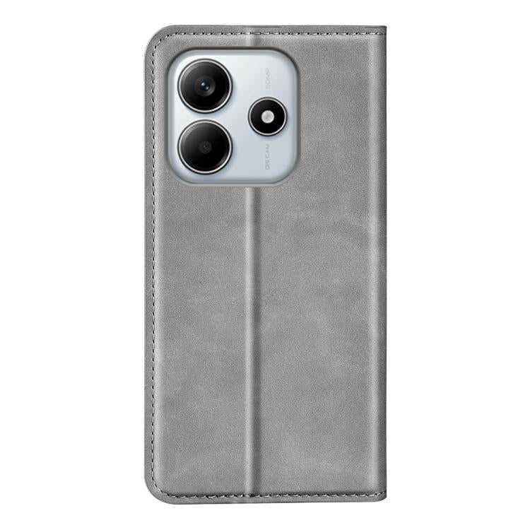 For Redmi Note 14 4G 164.84mm Retro-skin Magnetic Suction Leather Phone Case