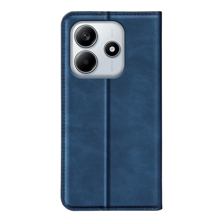 For Redmi Note 14 4G 164.84mm Retro-skin Magnetic Suction Leather Phone Case