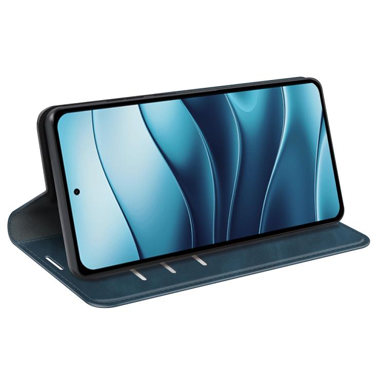 For Redmi Note 14 4G 164.84mm Retro-skin Magnetic Suction Leather Phone Case