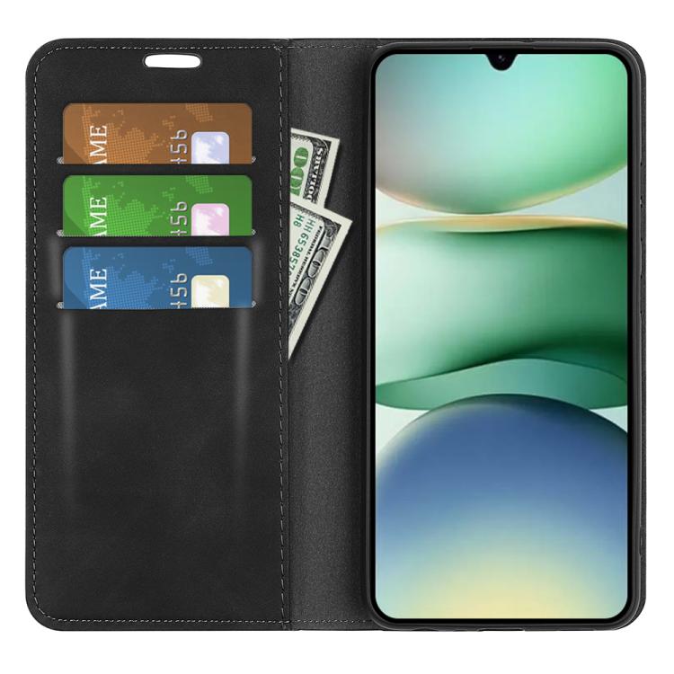 For Redmi A5 4G 173.3mm Retro-skin Magnetic Suction Leather Phone Case