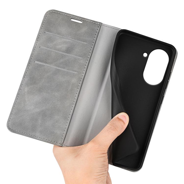 For Redmi A5 4G 173.3mm Retro-skin Magnetic Suction Leather Phone Case