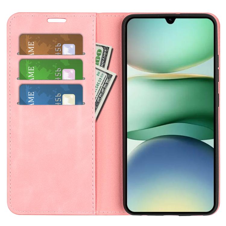 For Redmi A5 4G 173.3mm Retro-skin Magnetic Suction Leather Phone Case