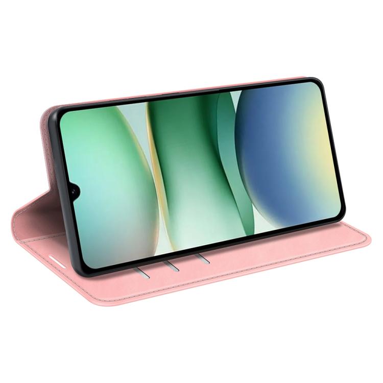 For Redmi A5 4G 173.3mm Retro-skin Magnetic Suction Leather Phone Case
