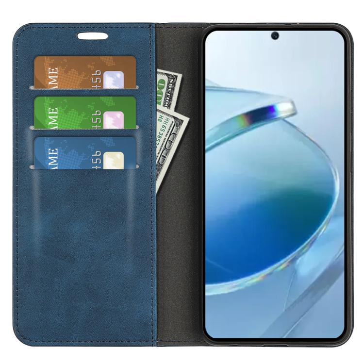 For Redmi 15C 5G / 4G EU 173mm Retro-skin Magnetic Suction Leather Phone Case
