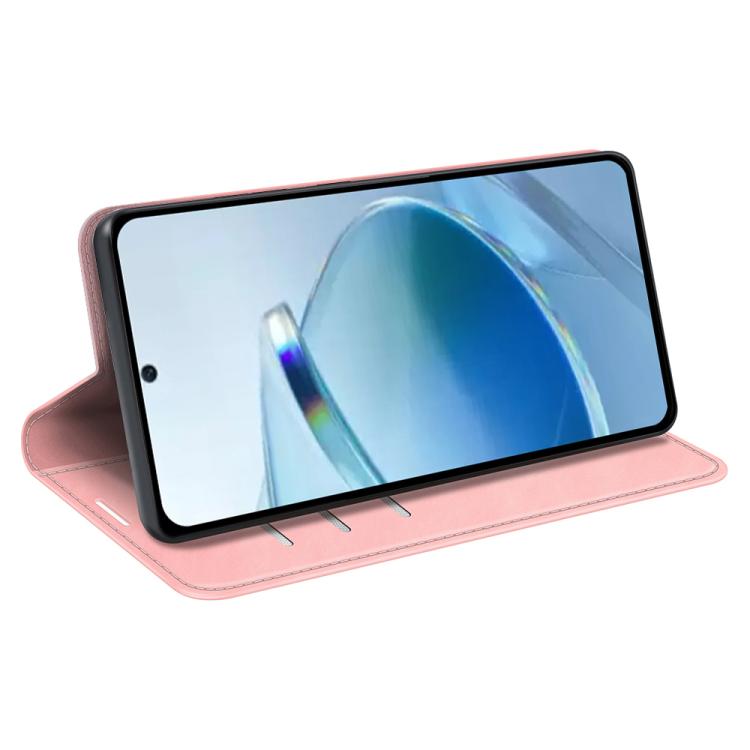 For Redmi 15C 5G / 4G EU 173mm Retro-skin Magnetic Suction Leather Phone Case