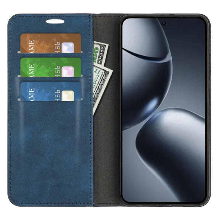 For Xiaomi 15T Pro Retro-skin Magnetic Suction Leather Phone Case