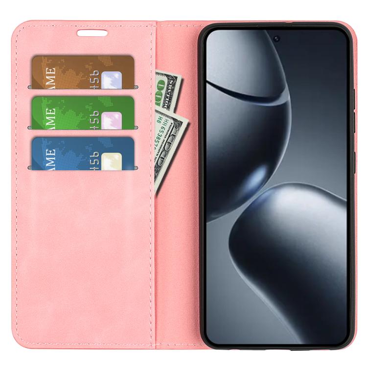 For Xiaomi 15T Pro Retro-skin Magnetic Suction Leather Phone Case