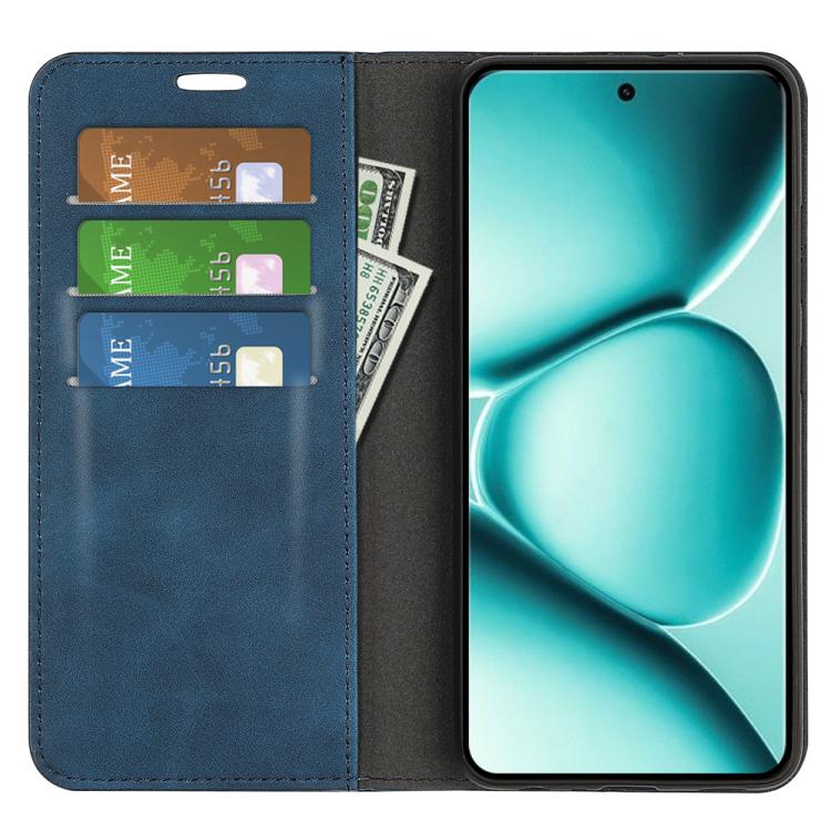 For Redmi Note 15 Pro Global 163.6mm Retro-skin Magnetic Suction Leather Phone Case